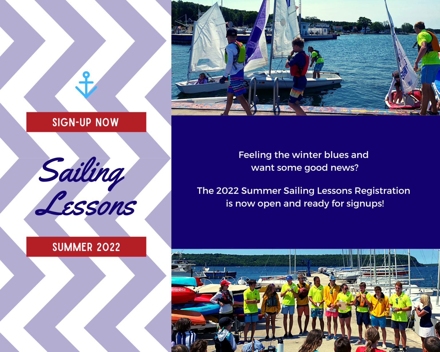 ephraim yacht club sailing lessons